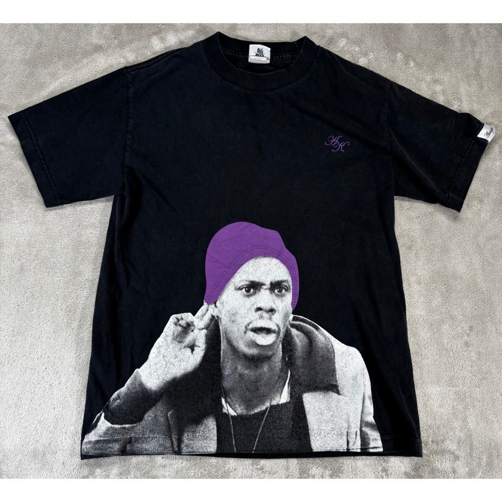 Vintage Akomplice Dave Chappelle TShirt Tee Men S Made in USA Graphic Streetwear